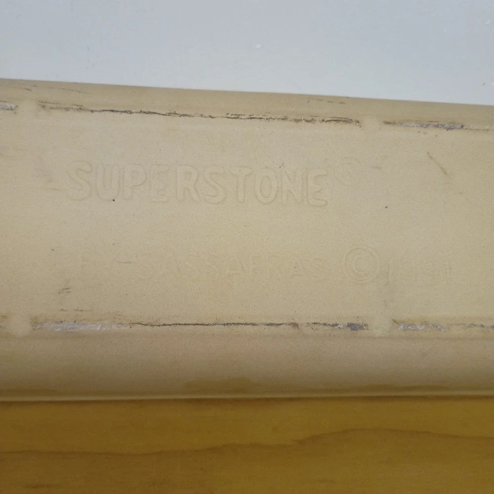 Vintage 1991 Superstone By Sassafrass Clay Bread Baker Dated‎ 15